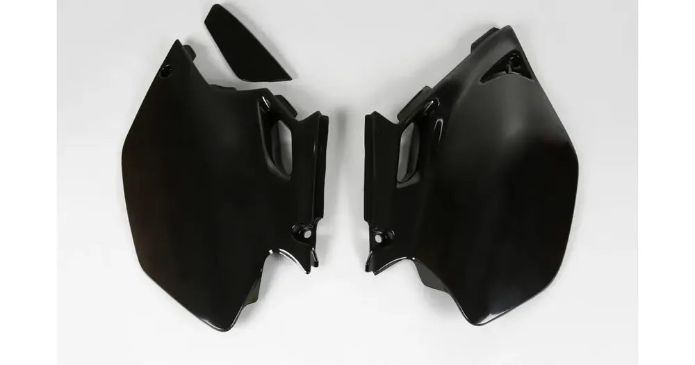 UFO Plast Takakansi Yläosat Komplekti Musta Yamaha WRF 250 / WRF 450 03-06 Uusi Kokoelma