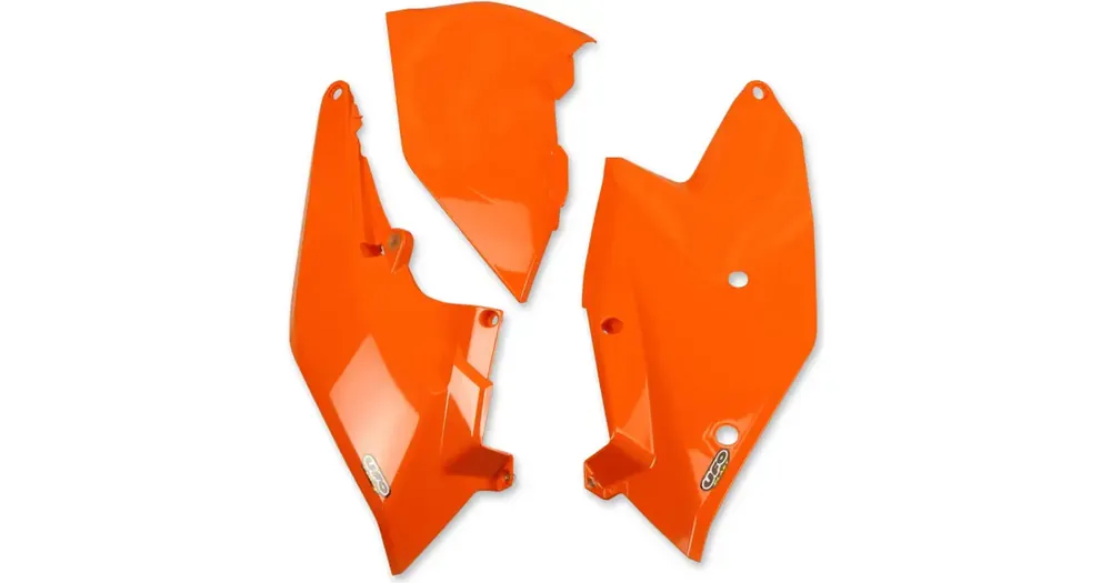 UFO Plast ylä takakatteet, oranssi setti KTM SX / SX-F / EXC / EXC-F 16-19 Suosittu