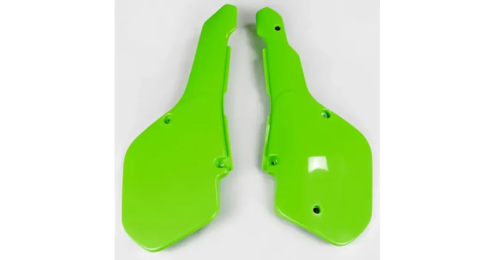 Vihreät sivusuojat UFO Plast Kawasaki KX 125 / 250 / 500 87 Alennettu
