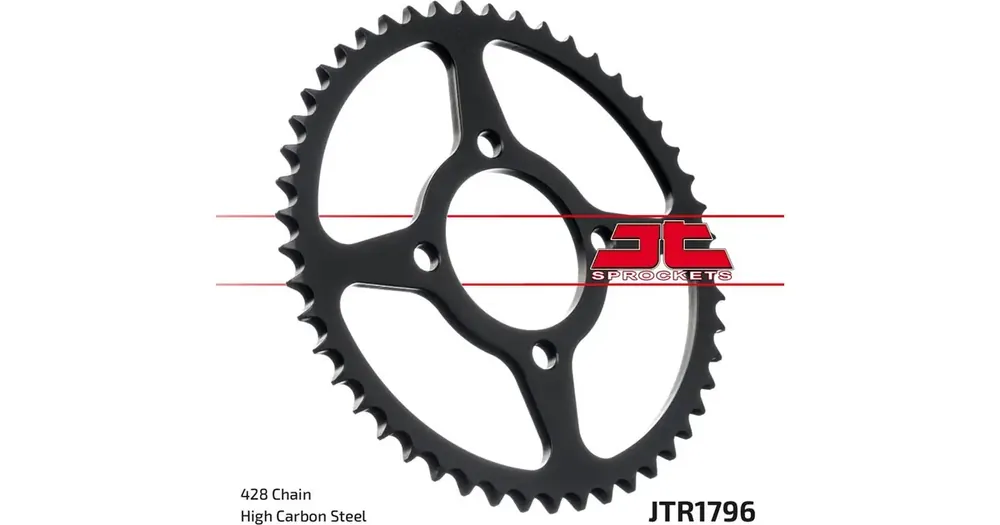 Kampanjahinta Takaratas 428 51 hammasta JT Sprockets JTR1796