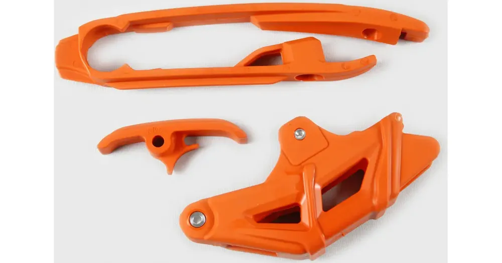Uutuus Ketjunohjain ja liukukappale, sarja oranssi UFO Plast KTM SX / SXF 16-