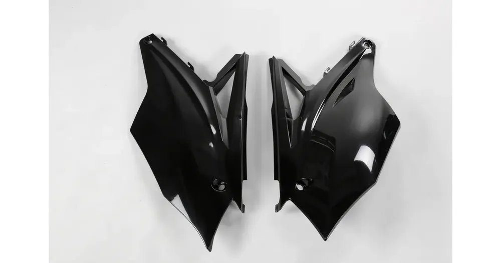 Aito UFO Plast ylä takakatteet musta sarja Kawasaki KXF 250 / 450 17-