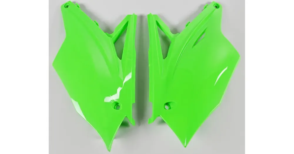 UFO Plast Takakannet Yläosa Komplekti Fluoro Vihreä Kawasaki KXF 250 / 450 17- Älä Missaa
