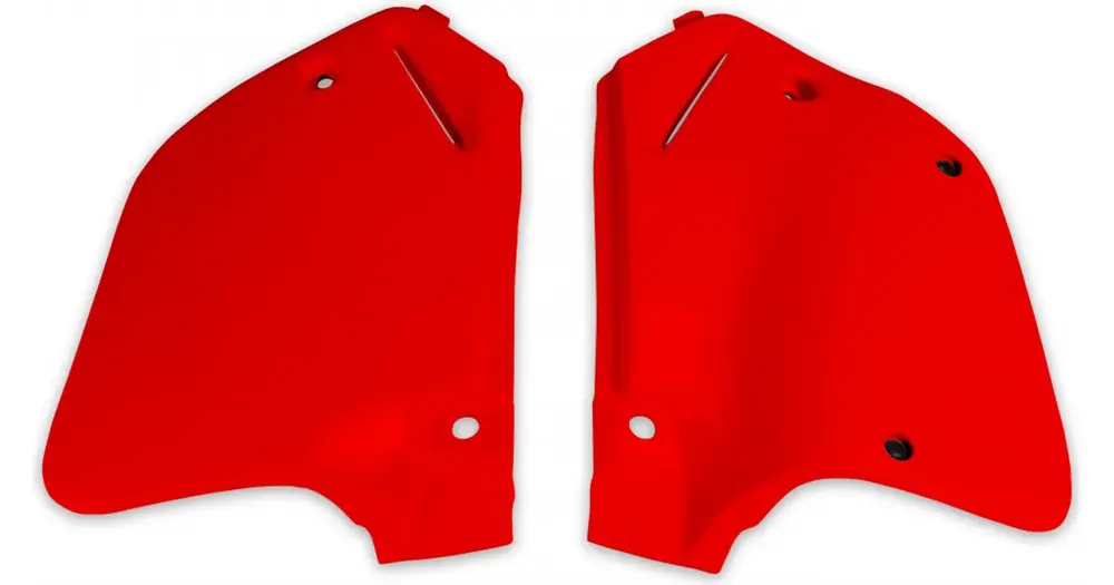 Flash-Tarjous UFO Plast Takakansi Yläosasetti Punainen Honda CR 125 / 250 92-94