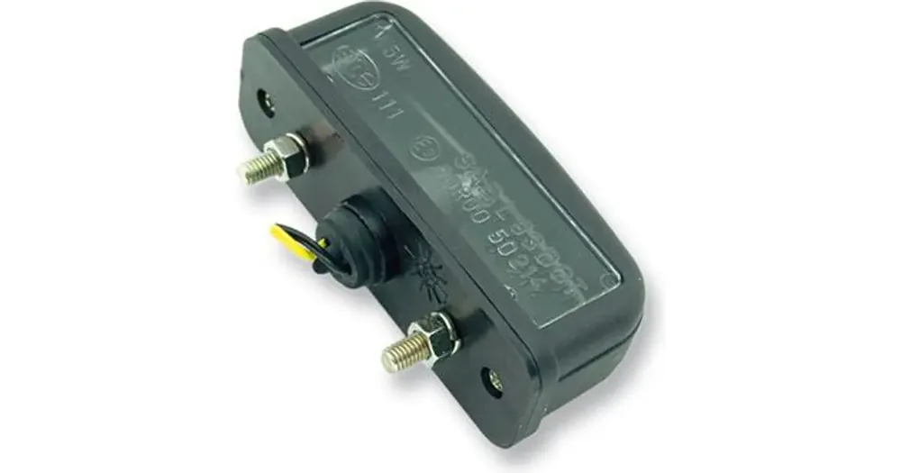 Yleiskäyttöinen rekisterikilven valo, W5W 12V 5W, E3-hyväksyntä, 85x25mm, Vicma Lähetetään Heti