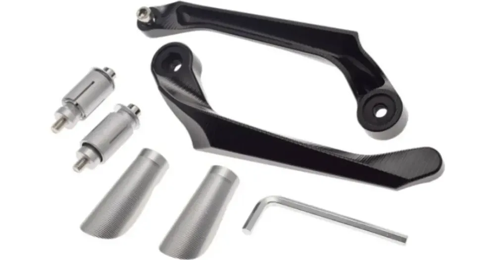 Käsien suojukset hopea,, WM Motor, BMW S1000R / S1000RR / C400X / C400GT Tehdashinta