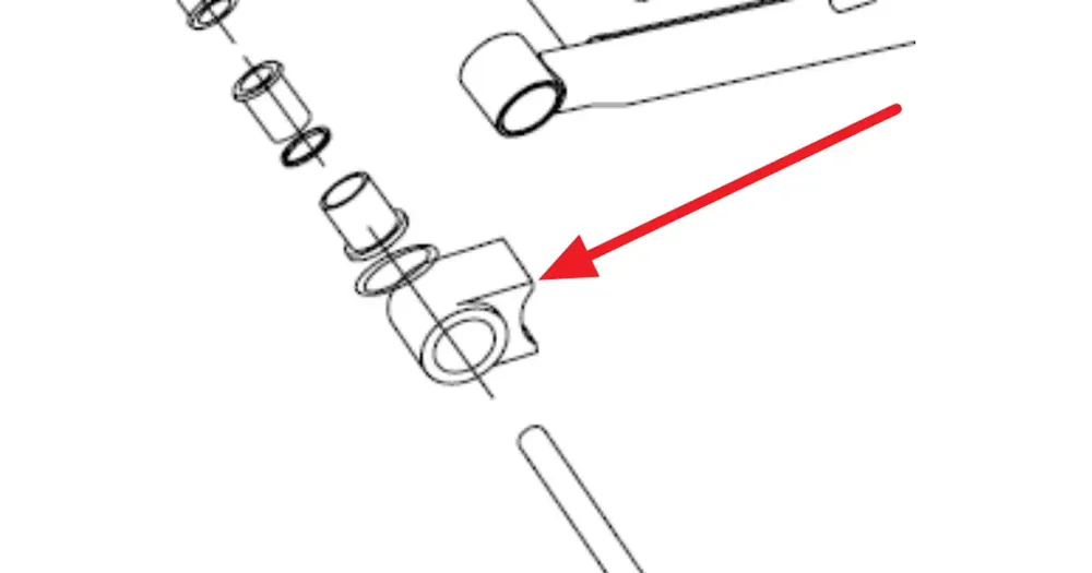 Poisto Keeway RKS 53004J110000 jousitusvarsin kumi