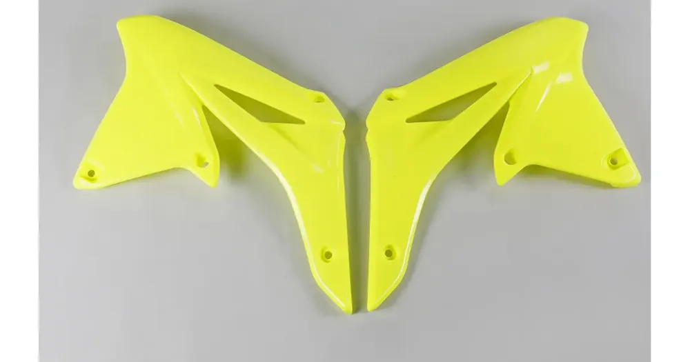 Suosittu Keltaiset fluo jäähdyttimen suojat UFO Plast Suzuki RMZ 250 10-18