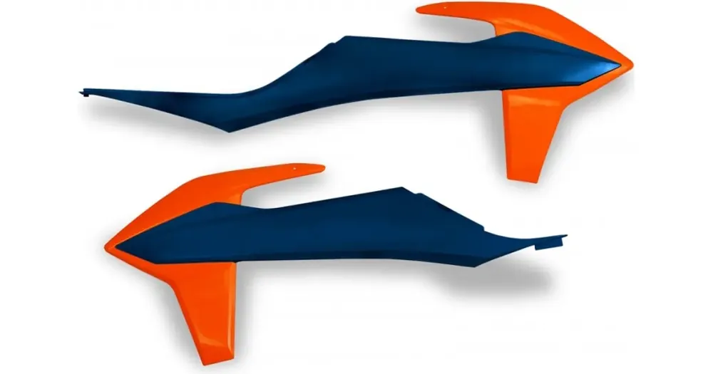 UFO Plast jäähdyttimen suojat sininen-oranssi KTM EXC / EXC-F / SX / SX-F Uusi Kokoelma