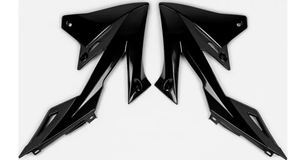 Lähetetään Heti UFO Plast radiator covers black Suzuki RMZ 250 / 450