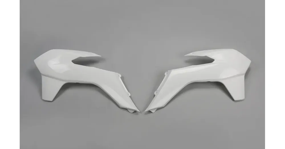 Uutuus Jäähdyttimen suojat valkoiset UFO Plast KTM SX / SX-F / EXC / EXC-F 13-16