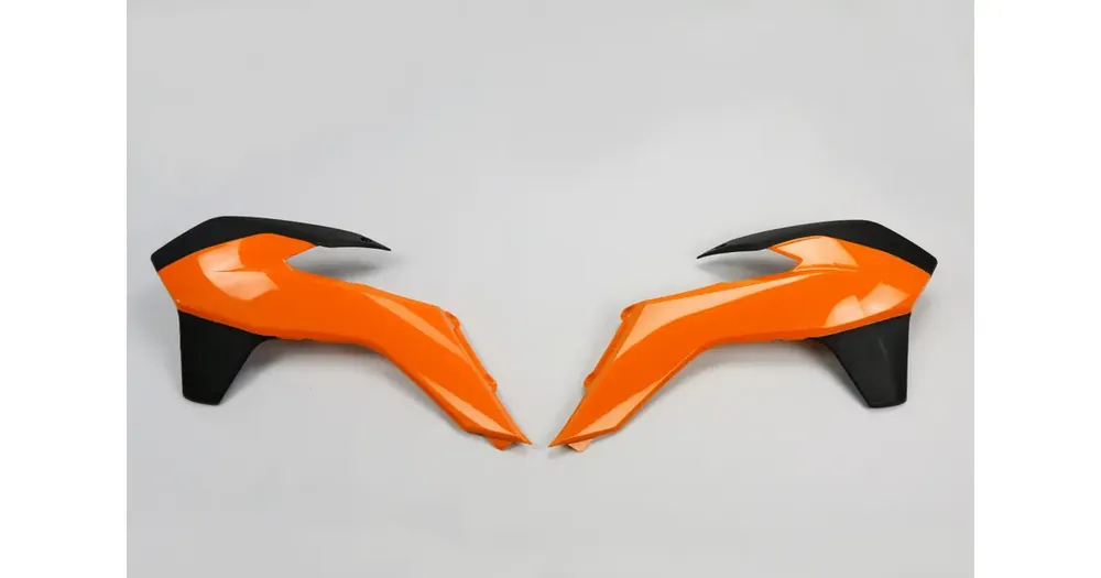UFO Plast jäähdyttimen suojat musta-oranssi KTM SX / SX-F / EXC / EXC-F 13-16 Ilmainen Palautus
