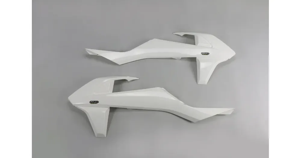 Vain Tänään UFO Plast radiator covers white KTM SX / SX-F / EXC / EXC-F 16-19