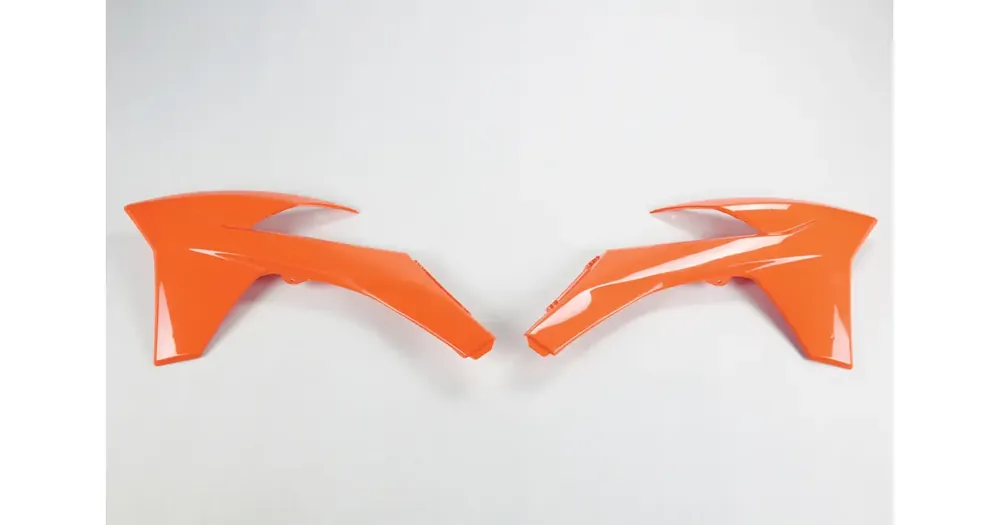 Jäähdyttimen suojat oranssi UFO Plast KTM SX / SX-F / EXC / EXC-F 11-13 Flash-Tarjous