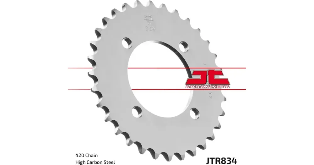 Takaratas 420 36 hammasta JT Sprockets JTR834 Nopea Toimitus