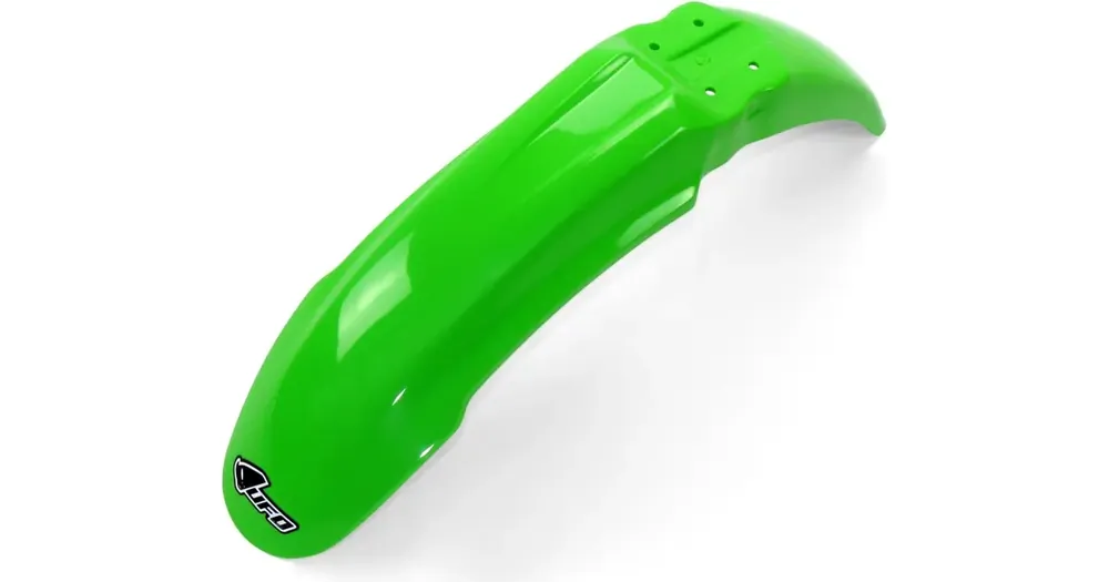 Kausialennus UFO Plast etulokasuoja vihreä Kawasaki KX / KXF 03-08 / KLX 450R 07-