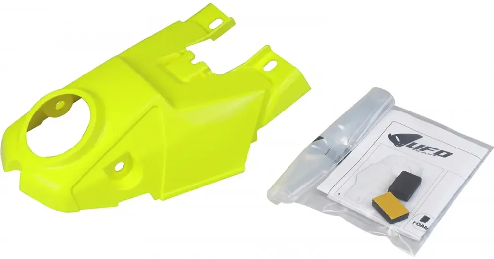 Polttoainesäiliön keskisuojus keltainen fluo UFO Plast Suzuki RMZ 250 / 450 Edullinen Hinta