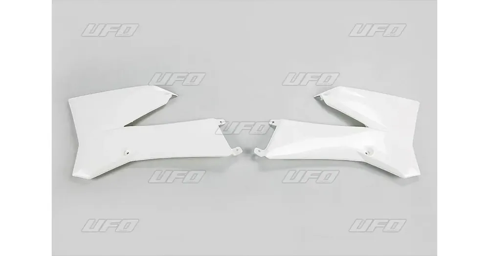 UFO Plast jäähdyttimen suojat valkoinen KTM SX 85 06-12 Halpa Hinta