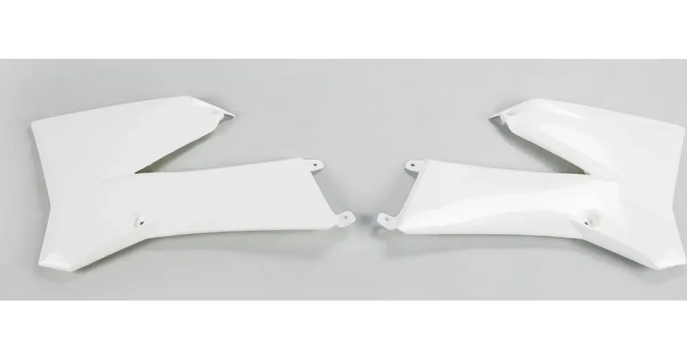 Suoraan Valmistajalta UFO Plast radiator shrouds white KTM SX 85 06-12