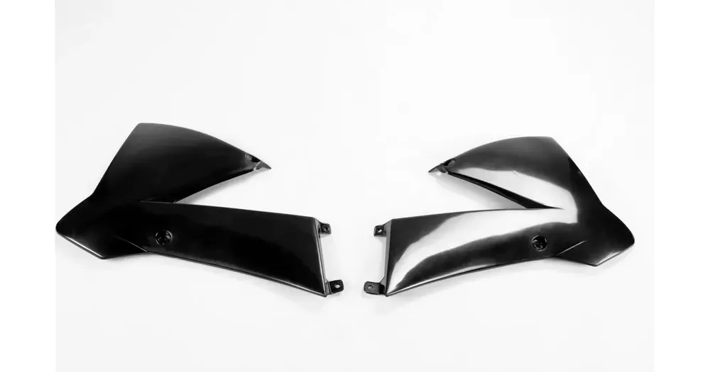 Älä Missaa UFO Plast jäähdyttimen suojat mustat KTM SX 85 04-05