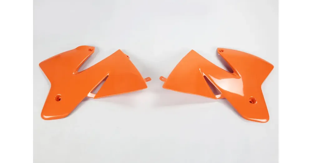 Jäähdyttimen suojat oranssi UFO Plast KTM SX / EXC 98-00 Suoraan Valmistajalta
