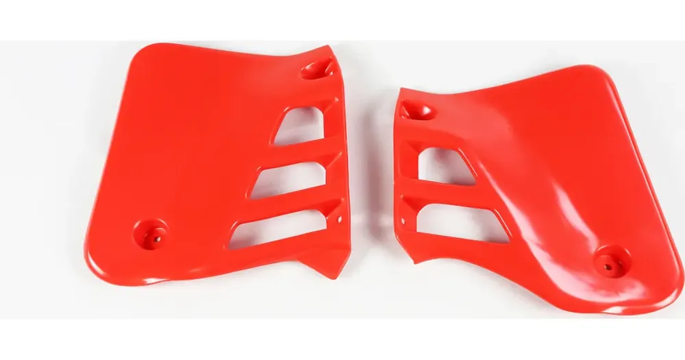 Vain Tänään UFO Plast jäähdyttimen suojat punainen Honda CR 125 85-88