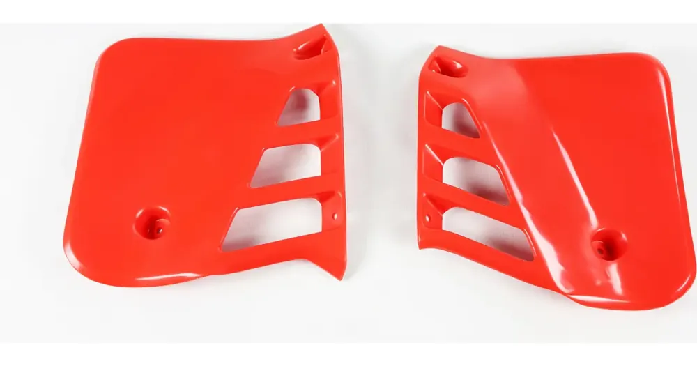 Korkea Laatu Jäähdyttimen suojat punainen UFO Plast Honda CR 250 87