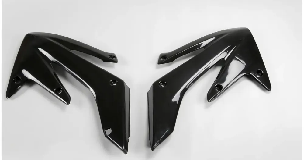 Tilaa Nyt UFO Plast jäähdyttimen suojat musta Honda CRF 250 R / 250 X 04-17