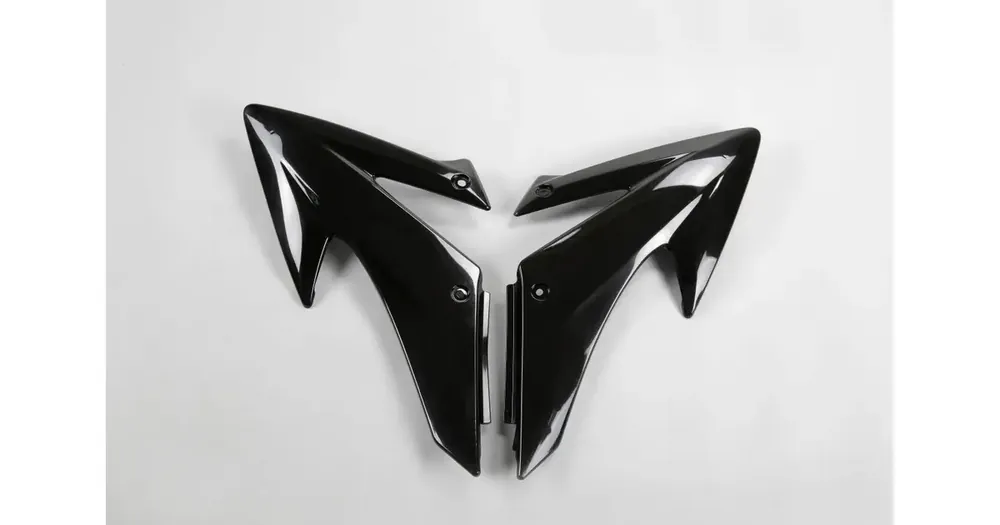 Edullinen Hinta Jäähdyttimen suojat musta UFO Plast Honda CRF 230 08-14