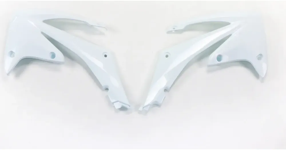 UFO Plast jäähdyttimen suojat valkoinen Honda CRF 250 R / 450 R 09-13 Uusi Kokoelma