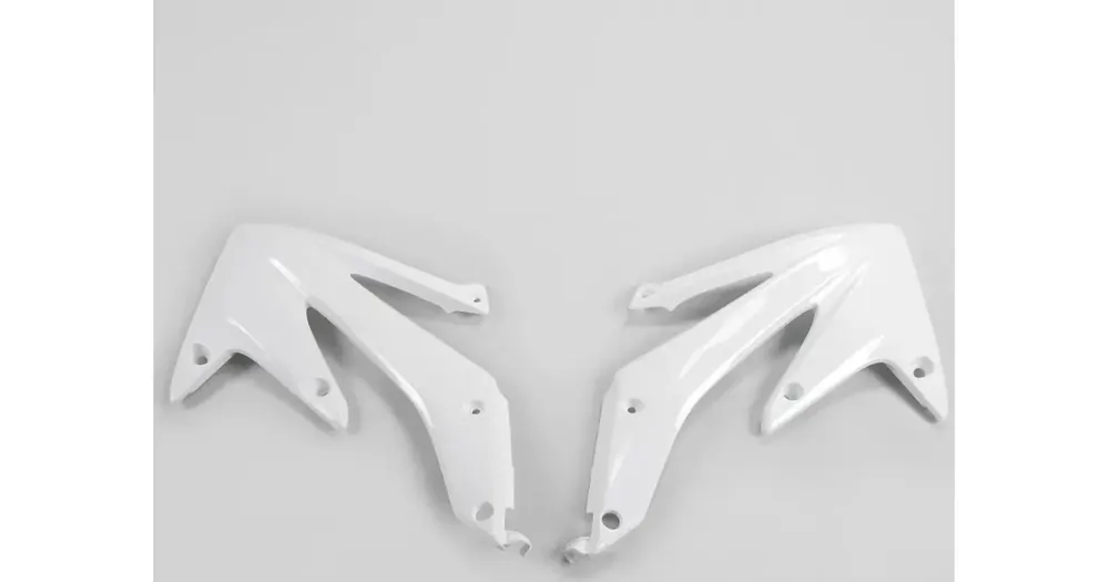 Suosittu UFO Plast radiator shrouds white Honda CRF 450 R 05-08