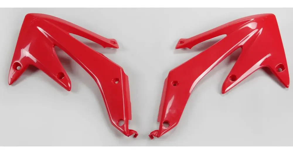 Viimeinen Mahdollisuus Jäähdyttimen suojat punaiset UFO Plast Honda CRF 450 R 05-08
