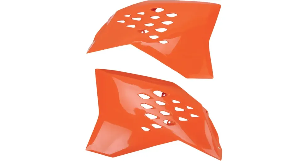 Suosittu Jäähdyttimen suojat oranssi UFO Plast KTM SX / SX-F / EXC 09-10