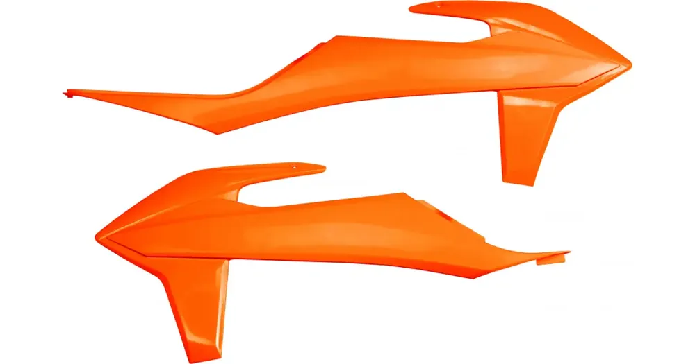 Jäähdyttimen suojat oranssi fluo UFO Plast KTM SX / SX-F / EXC Alennettu Hinta