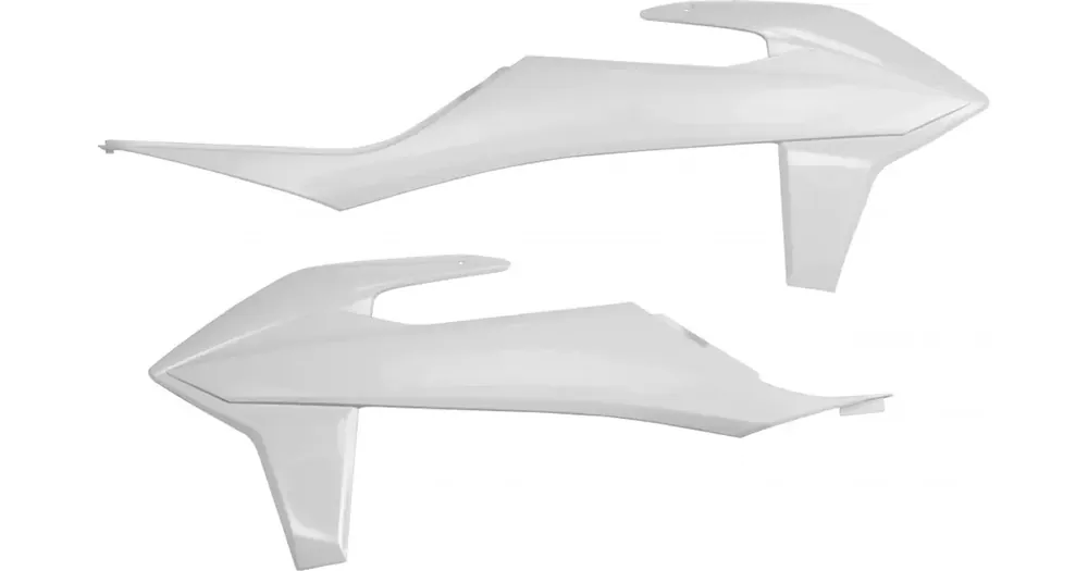 Valkoiset jäähdyttimen suojat UFO Plast KTM SX / SX-F / EXC Tehdashinta