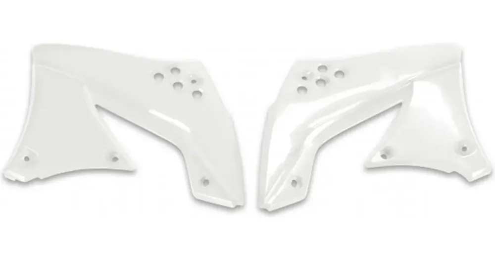 Uusi Malli UFO Plast jäähdyttimen suojat valkoinen Kawasaki KXF 450 09-11