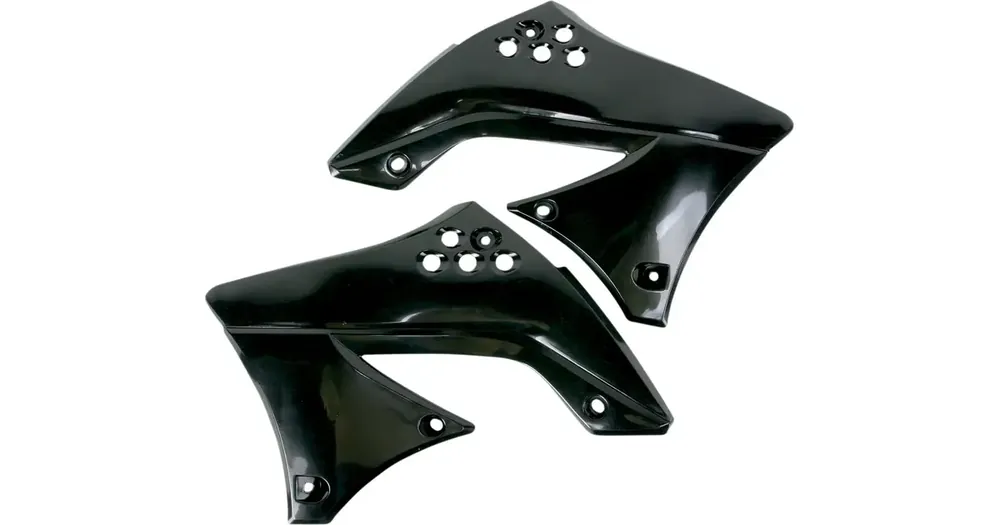 UFO Plast jäähdyttimen suojat musta Kawasaki KXF 450 09-11 Edullinen Hinta