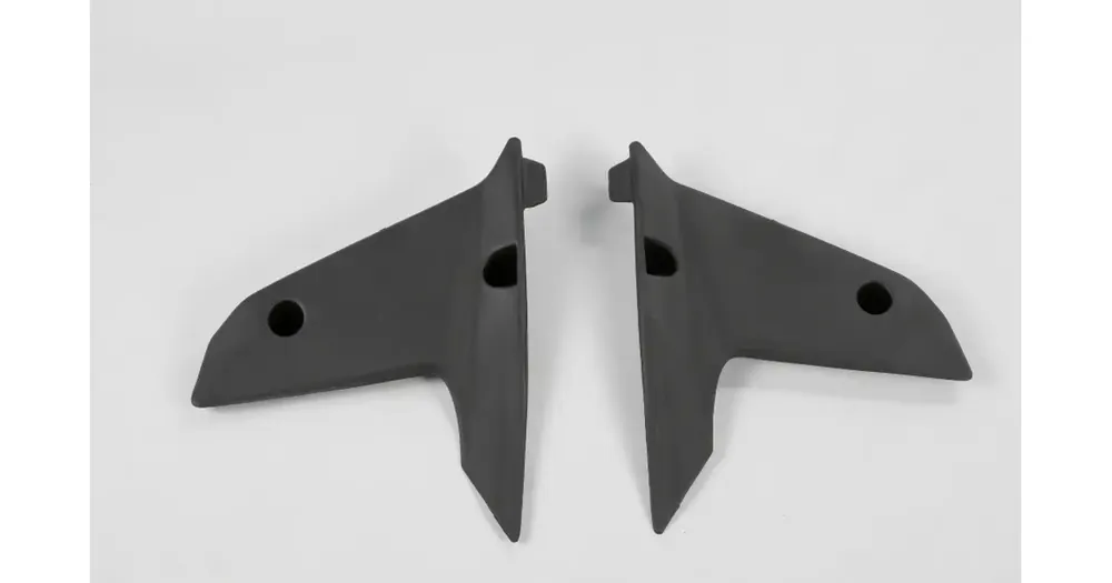 UFO Plast radiator shrouds black for Husqvarna TC / TE 08-10 Alkuperäinen