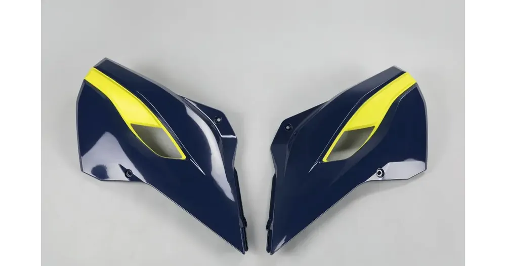Nopea Toimitus Jäähdyttimen suojat sinikeltainen UFO Plast Husqvarna TC / TE / TX / FE / FC 14-16