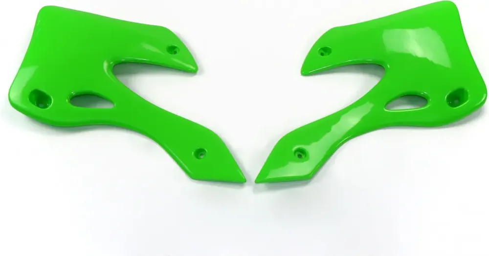 Osta Nyt Jäähdyttimen suojat vihreät UFO Plast Kawasaki KX 125 / 250 99-02
