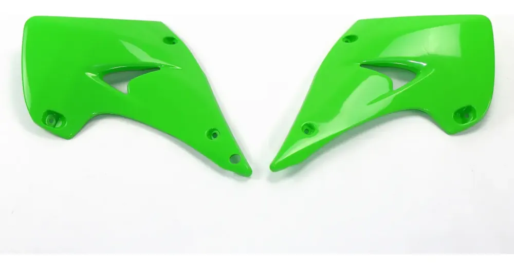 UFO Plast jäähdyttimen suojat vihreä Kawasaki KX 125 03-08 Alkuperäinen