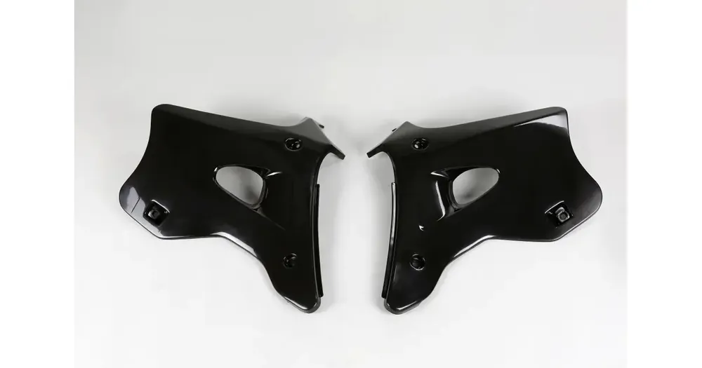 Poisto UFO Plast jäähdyttimen suojat musta Kawasaki KX 125 / 250 94-98