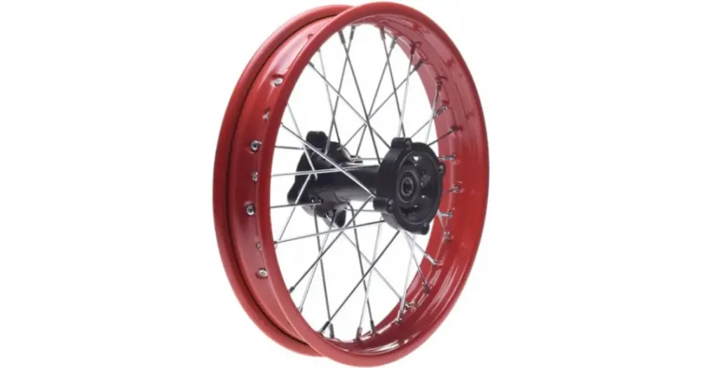 Ajankohtainen Takapyörä 1.85-14 pit bike Honda CRF50, punainen