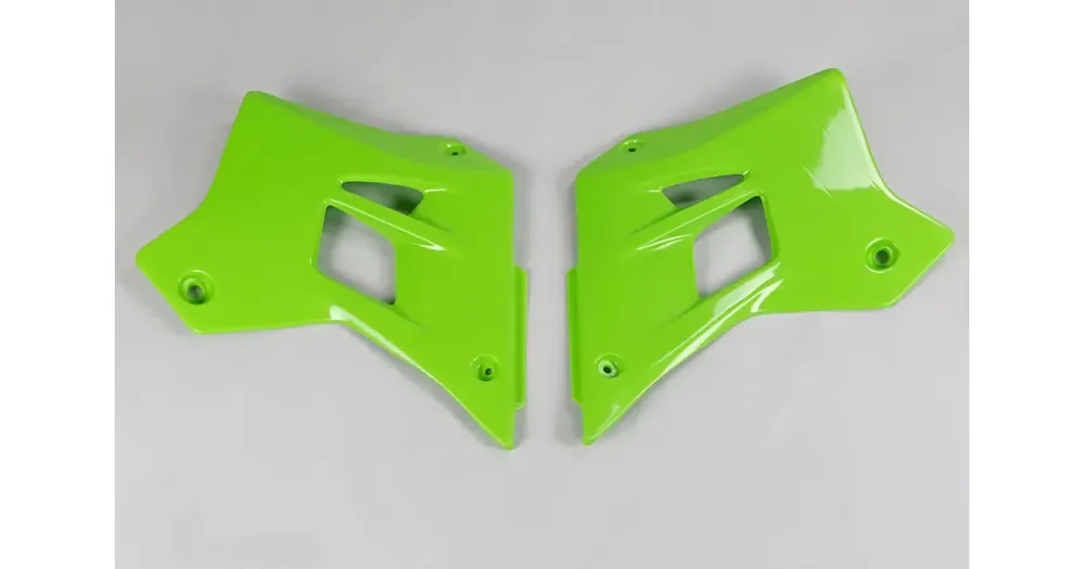 Jäähdyttimen suojat vihreät UFO Plast Kawasaki KDX 200 99-18 Halpa Hinta