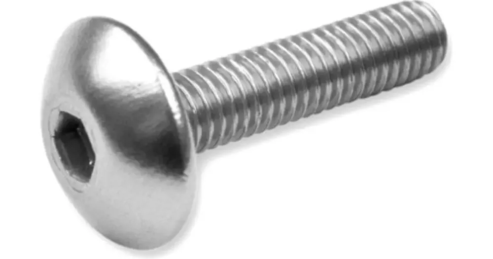 Poisto M6x30mm asennusruuvit, kuusiokanta, 6 kpl, hopea, Vicma