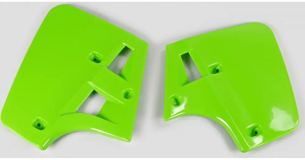 Asiakkaiden Suosikki Vihreät jäähdyttimen suojat UFO Plast Kawasaki KX 250 / 500 87