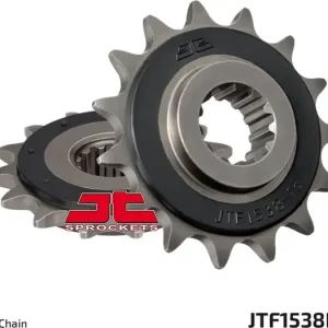 Ajankohtainen Etuhammasratas 520 15 hammasta, RB - kumiohjain ketjulle, JT Sprockets JTF1538