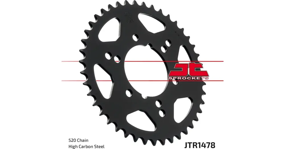 Takaratas 520 43 hammasta JT Sprockets JTR1478 Osta Nyt