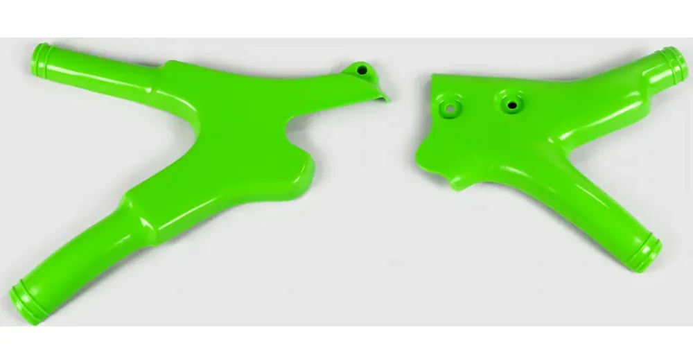 Vihreät sivusuojat UFO Plast Kawasaki KDX 200 90-94 Turvallinen Maksu