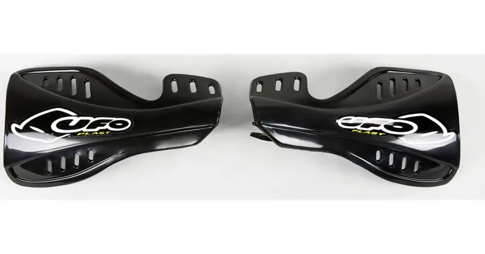Viimeinen Mahdollisuus Käsinsuojat mustat UFO Plast Honda CR 125 / 250 04-07